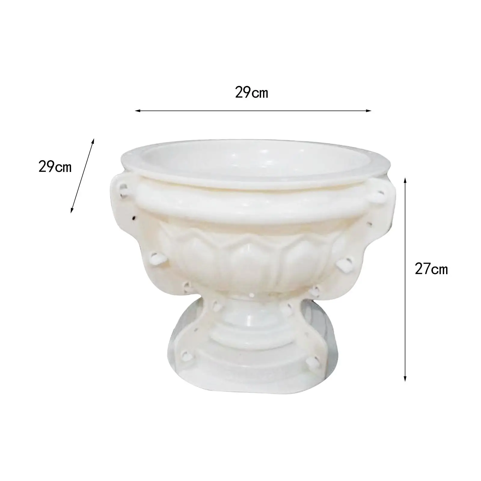 European Flowerpot Tabletop DIY Crafts Concrete Cement Plant Pot - Image 6