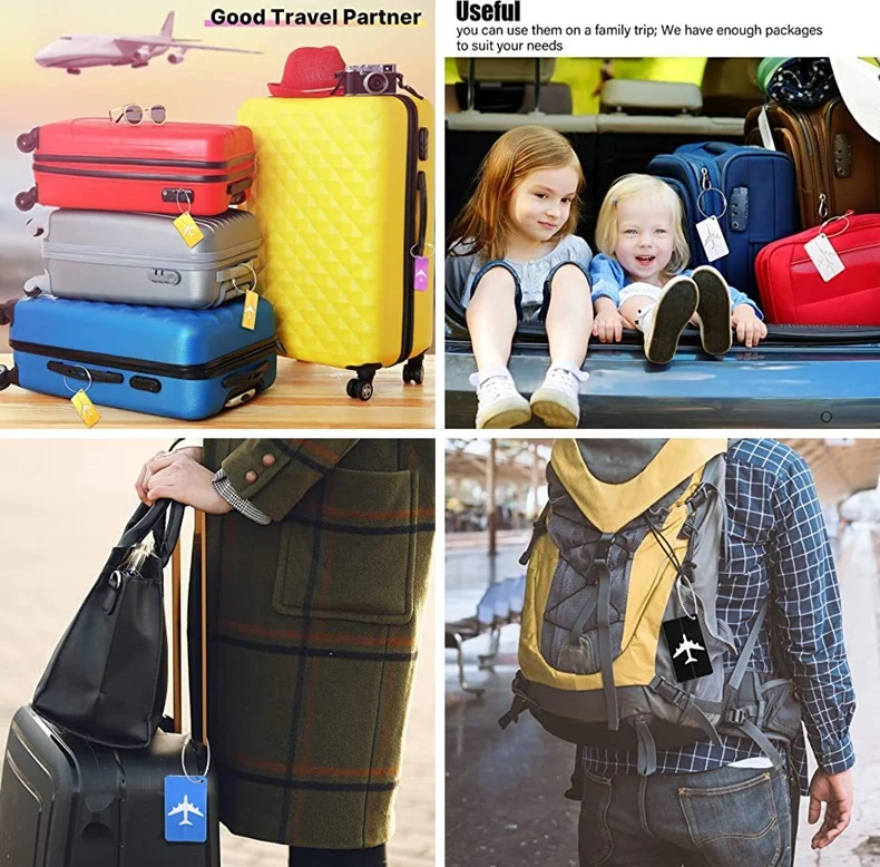 Fashionable Airplane Shape Luggage Tag: Creative Travel Accessory Fashionable Airplane Shape Luggage Tag: Creative Travel Accessory