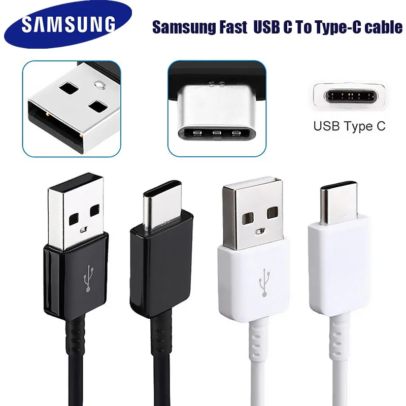 Samsung Cable Type C Original 120/150/200CM USB C Fast Charging Data