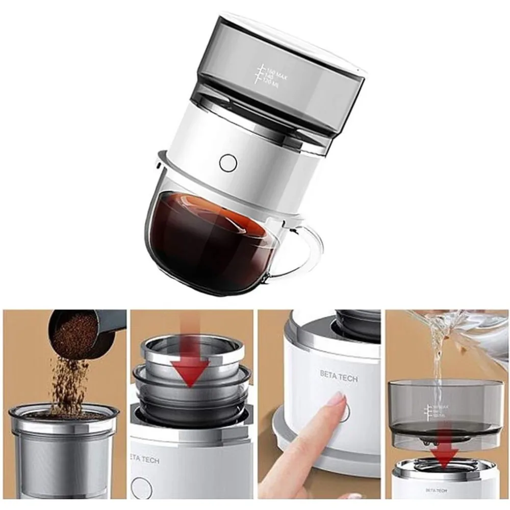 

Электрическая ручная кофеварка, портативная электрическая кофемолка, измельчитель кофейных зерен, специй, уличная дорожная кофеварка, ручная кофеварка