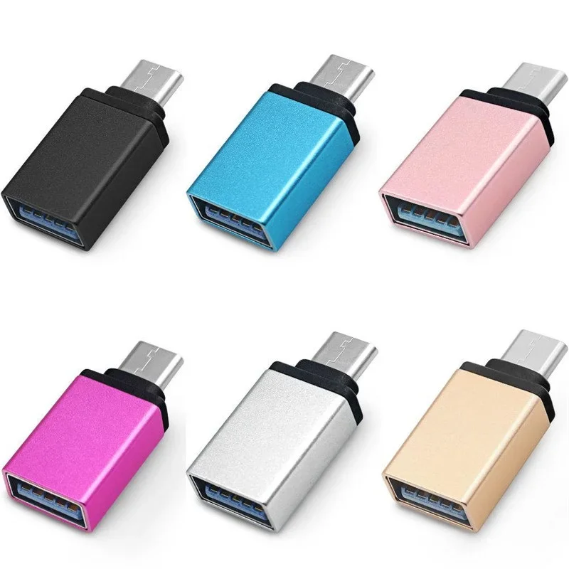 

200pcs Type-C Male to USB 3.0 Female OTG Adapter Converter for Android Phone USB Disk Microusb Connector Adapter USB Type C