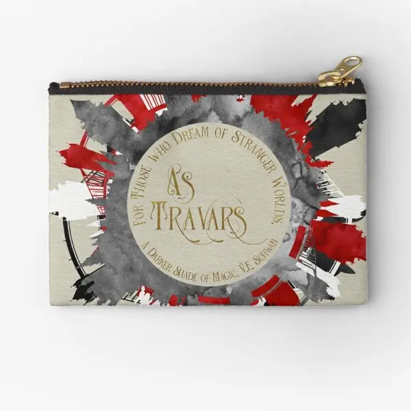 

As Travars For Those Who Dream Of Stran Zipper Pouches Storage Pocket Underwear Women Pure Men Key Wallet Money Socks Coin Bag