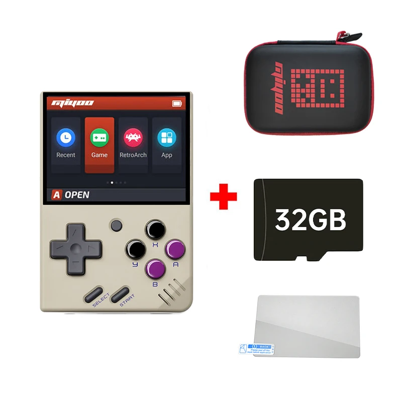 MIYOO MINI Portable Retro Handheld Game Player 2.8 Inch IPS HD Screen Video Game Consoles Linux System Classic Gaming Emulator 