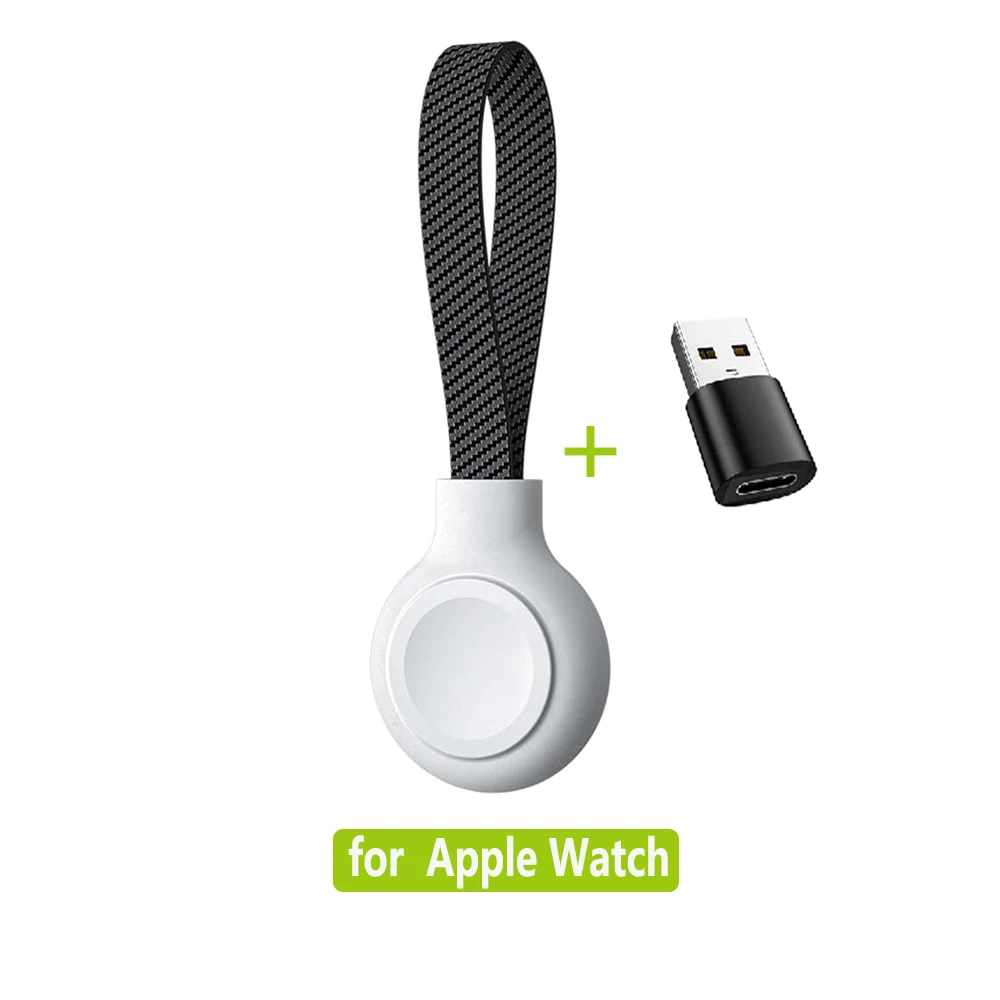 Bonola Braided Lanyard Magnetic Wireless Watch Charger with Buckle