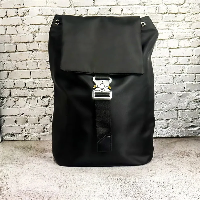 New Recycled Nylon Alyx Bag Men Women Buckle 1017 ALYX 9SM Tank Backpacks kanye Adjustable Zip Pocket Rollercoaster Bag