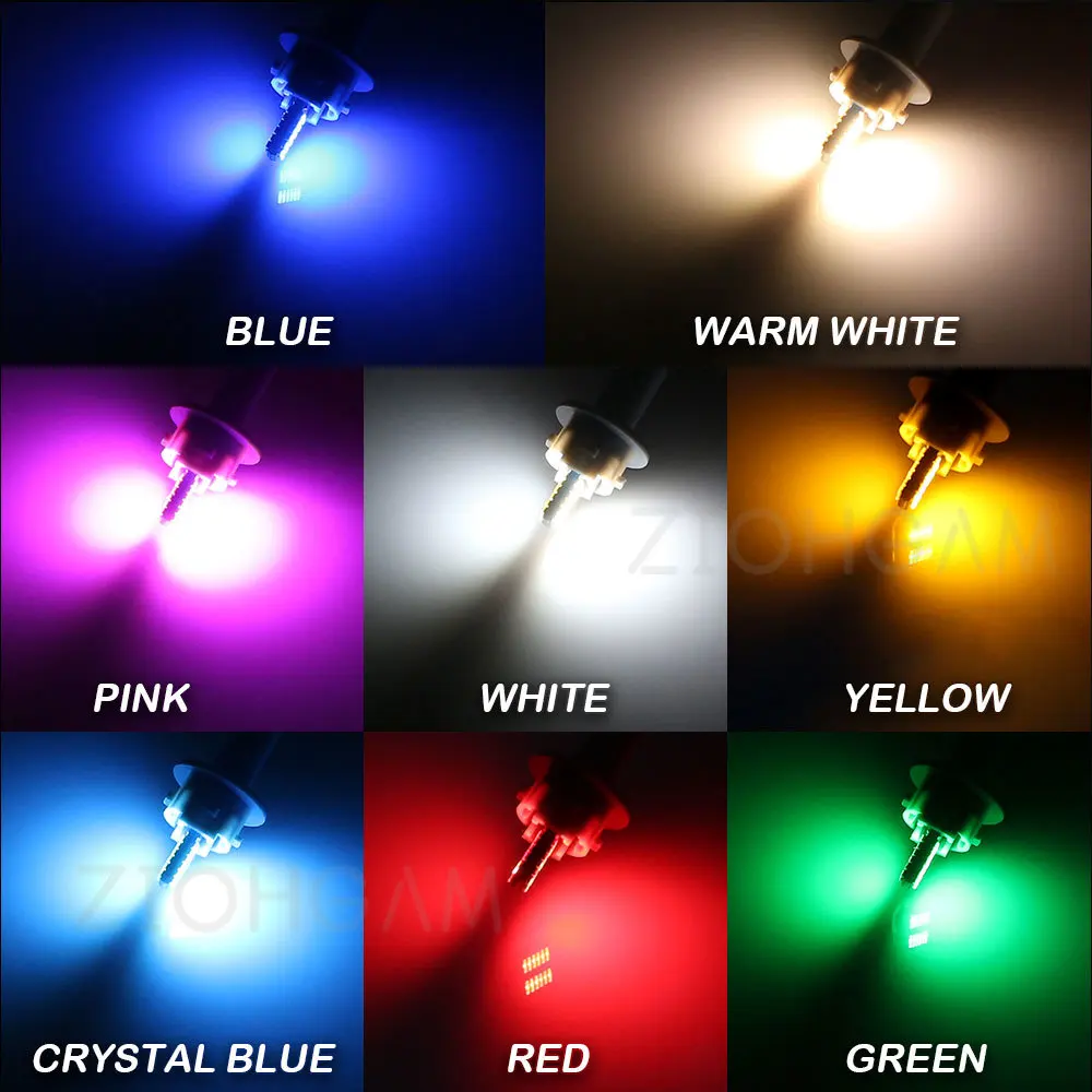 ZIOHGAM Ʈ ڵ ׸ LED   Ʈ,  , T10, C5W, 12V, 24V, 佺 BA9S, C10W, 31mm, 28mm, 31mm, 41mm, 36mm, 39mm, 2 