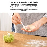 B83B-USB Rechargeable Portable Food Chopper Wireless Garlic Pounder For Chopping Garlic, Ginger 3