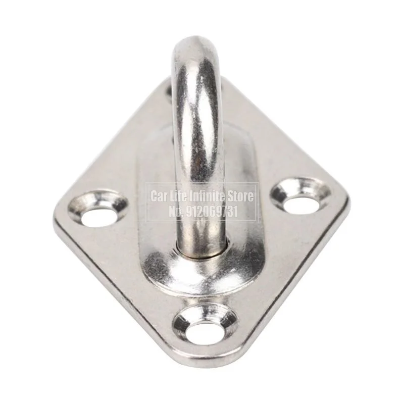 304/316 스테인레스 스틸 천장 벽 마운트 후크, 헤비 듀티 앵커 아이 플레이트, 보트 요가 스윙 해먹, 5mm, 6mm, 8mm, 10mm 전체 용접