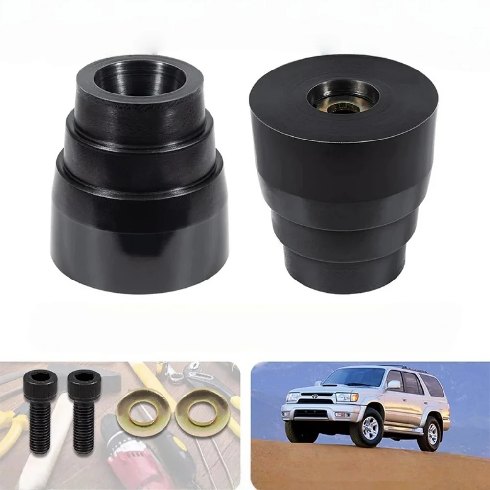 리어 범프 스톱 세트(2개) OEM:8.9104G 토요타용 4Runner 1996-2009 2WD/4WD 세단, 트럭 및 SUV용, 블랙.