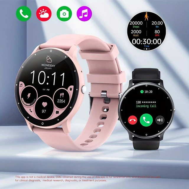 Smart watch, wireless calling/dial, multi-Sport mode, calling reminder and rejection,for iPhone/Andriod 1