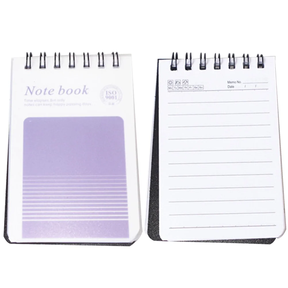 

Spiral Notebook Mini Memo Top Pad Portable Journal Bound Pads Notepad Pocket Note Grocery Wirebound Binding Lists Notebooks