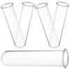5 Pcs Test Tube Vase Vases Glass Tubes for Plants Flower Hose Small Terrarium Planters Propagation Hanging Office Desk 4