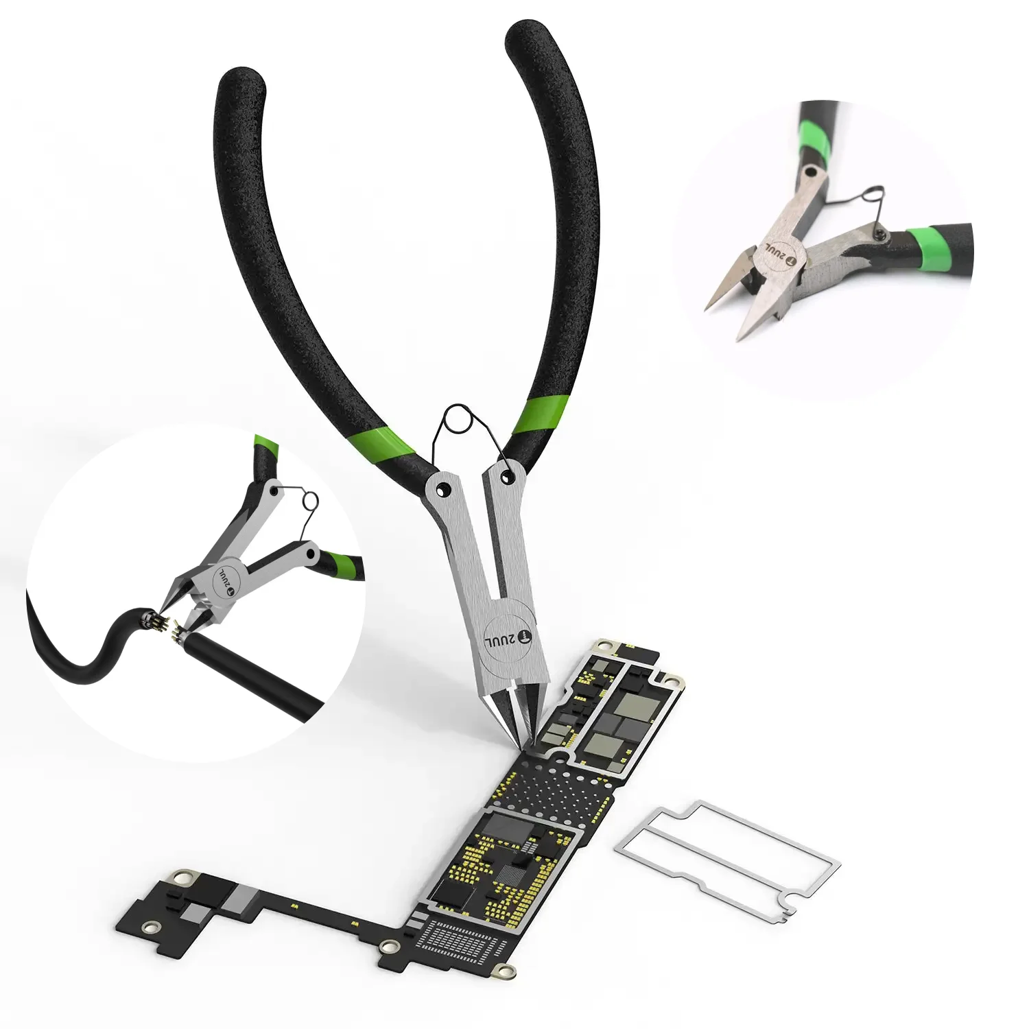 2UUL Universal Pliers Precision Diagonal Cutter Electrical Wire Cable Cutters Cutting Side Snips Flush Pliers Nipper Hand Tools