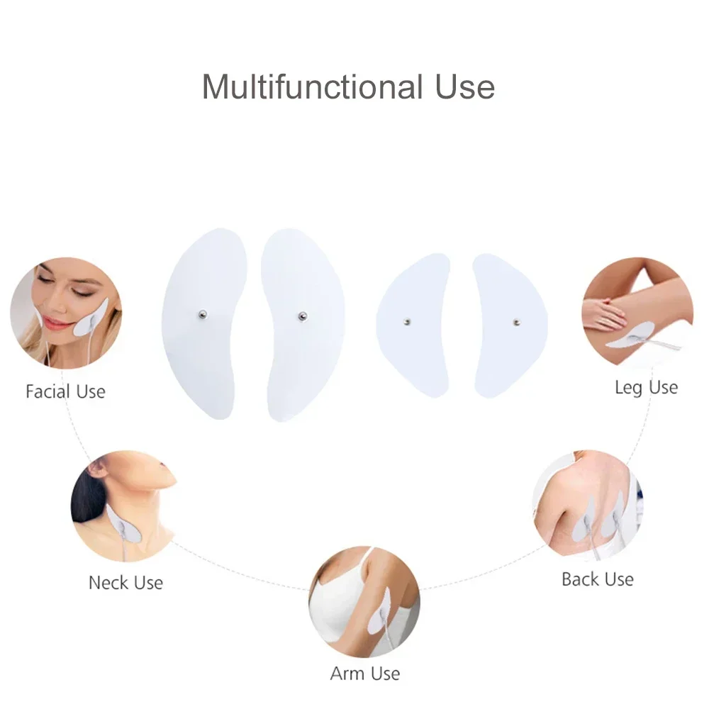 4/16PCS Muscle Stimulator Electrode Pads EMS Muscle Stimulator Electric Massager Replacement Conductive Gel Sticker Health Care 5