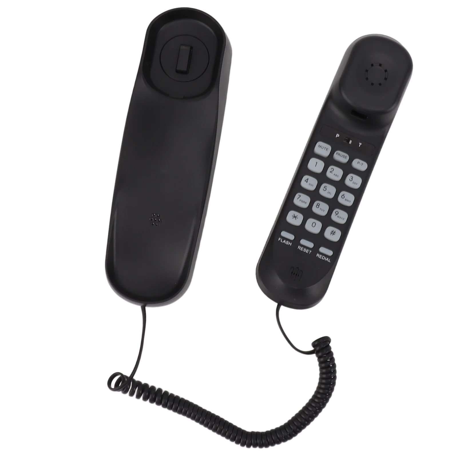 Desktop Corded Phone Multifunctional Clear Sound Adjustable Volume Wall Mountable Landline Telephone for Home Hotel Office