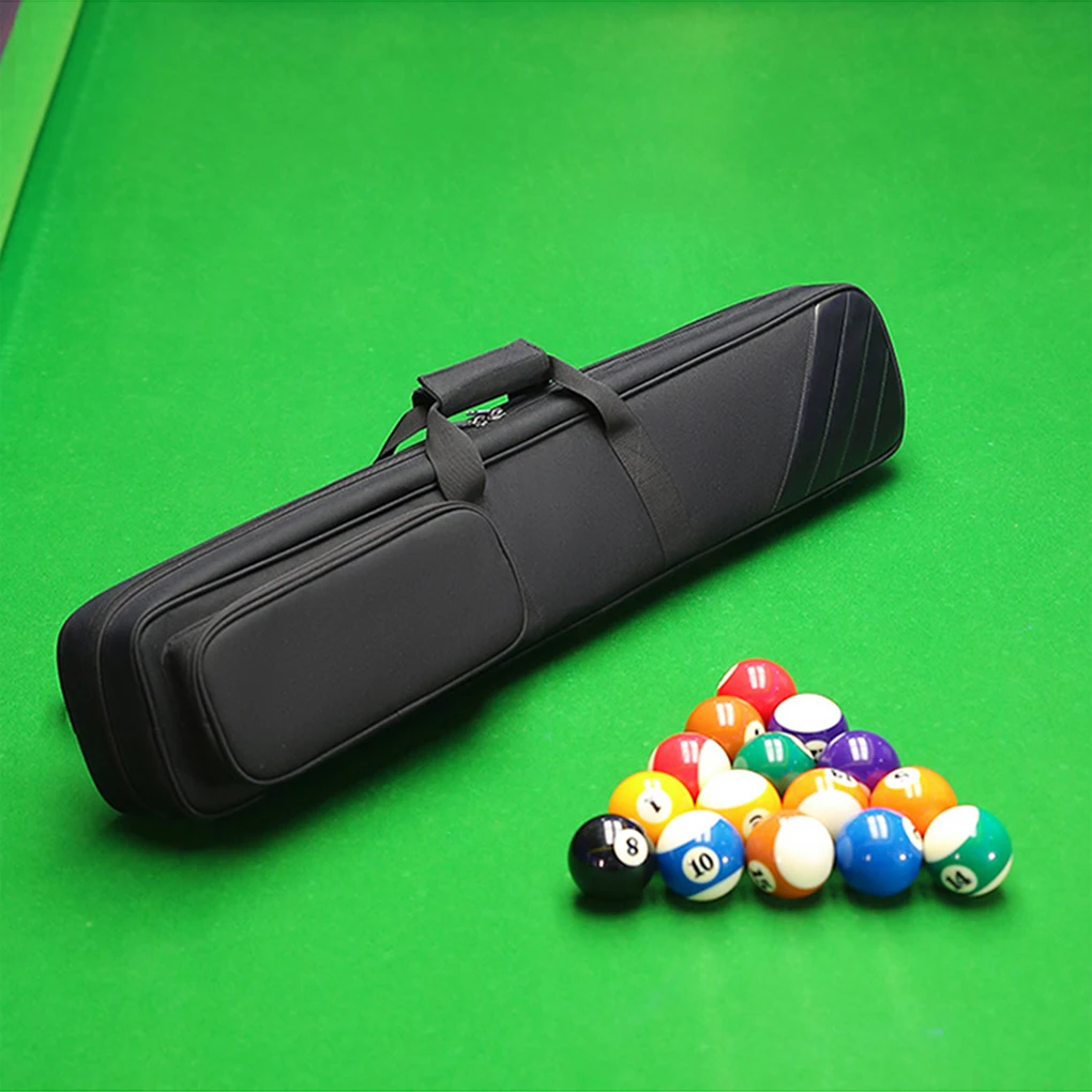 Pool cue bag side view