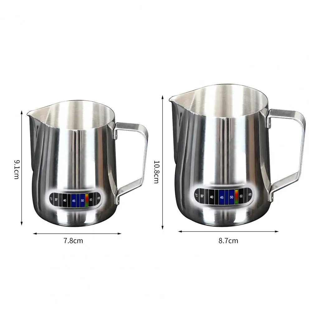 Coffee Latte Milk Frothing Jug Milk Frother Pitcher Stainless Steel Jug Espresso Barista Pitcher Pot Coffee Accessories milk frother jug milk frothing jug