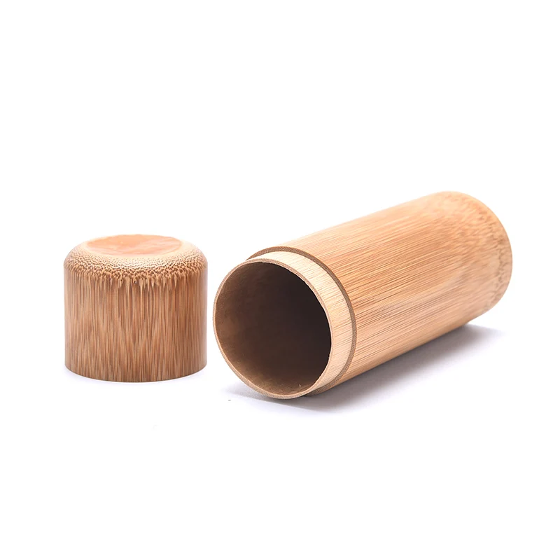Handmade Bamboo Tea Canister Spice Caddy Storage Box Organizer Tea Leaves Storage Bottle Tubes Spice Jars