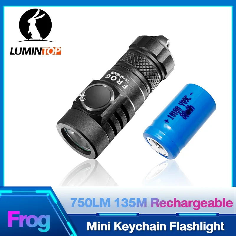 LED Flashlights Rechargeable Keychain Flashllights 10440 Torch 750 ...