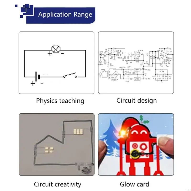 Y5LB Conductive Electric Paint Pen For Physics Teaching Circuit Design