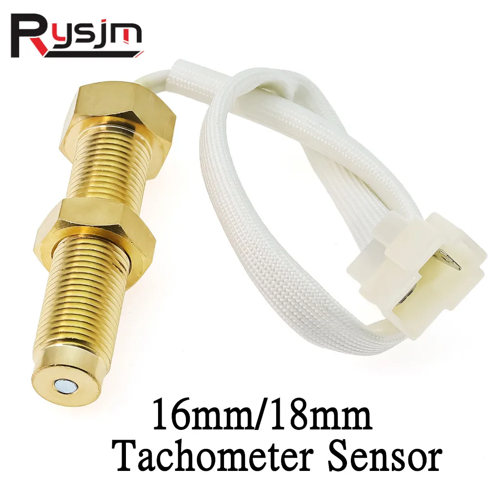 M16 M18 Motore Diesel Contagiri Sensore Rpm Parafanghi Per Barca Marina Motore Tacho Gauge Rev Counter 12V 24V