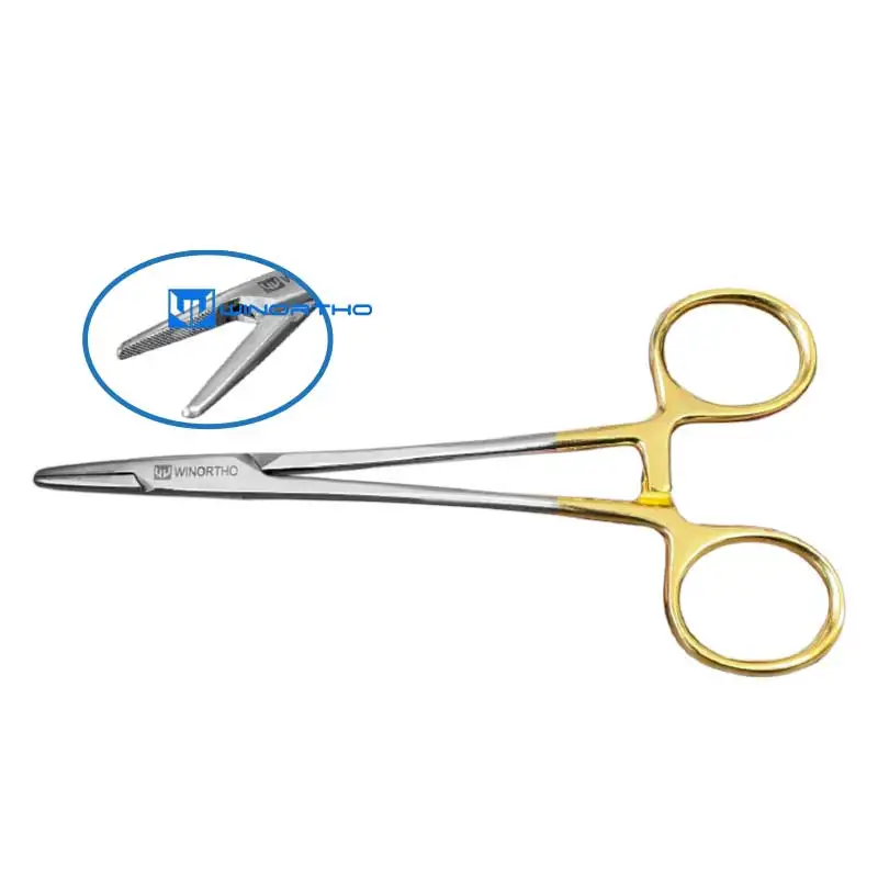 Olsen Hegar Scissor/ Needle Holder Adson Dissecting Forceps veterinary orthopedic instrument bone reduction forceps