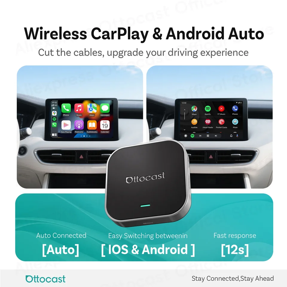OTTOCAST Ottaibox E2 Android 13 Wireless CarPlay Android