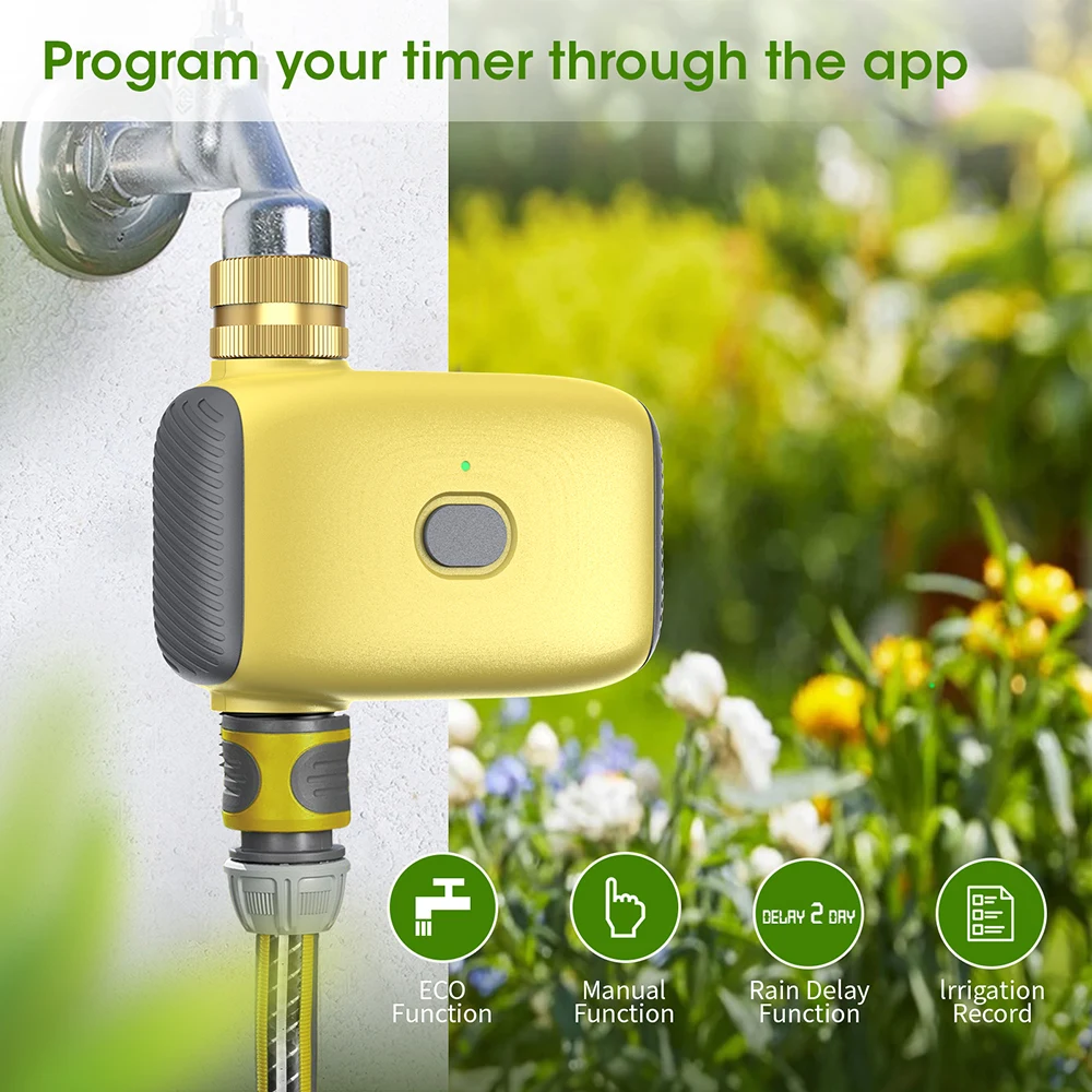 Tuya Smart Zigbee Digital Water Timer Automatic Drip Irrigation Controller