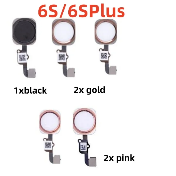 Universal Home Button Flex Cable - 5-Pack, Full Functionality (Excluding Fingerprint)
