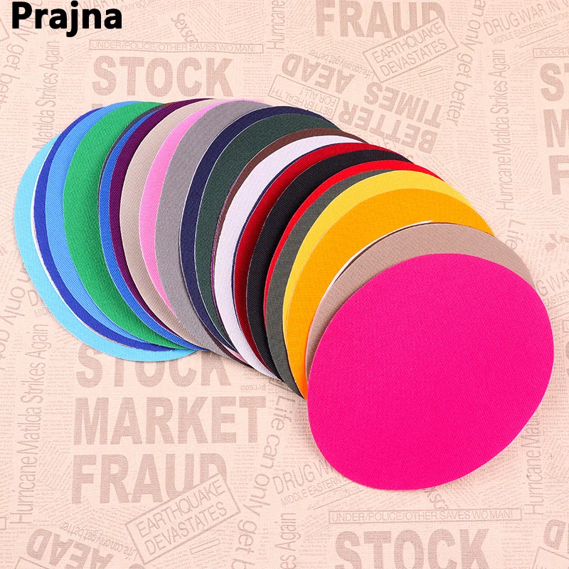 Description Picture 3 of itemPrajna 2PCS DIY Iron On Patches For Clothing Jeans Self Adhesive Repair Fabric DIY Household Apparel Sewing Fabric Repair Patch