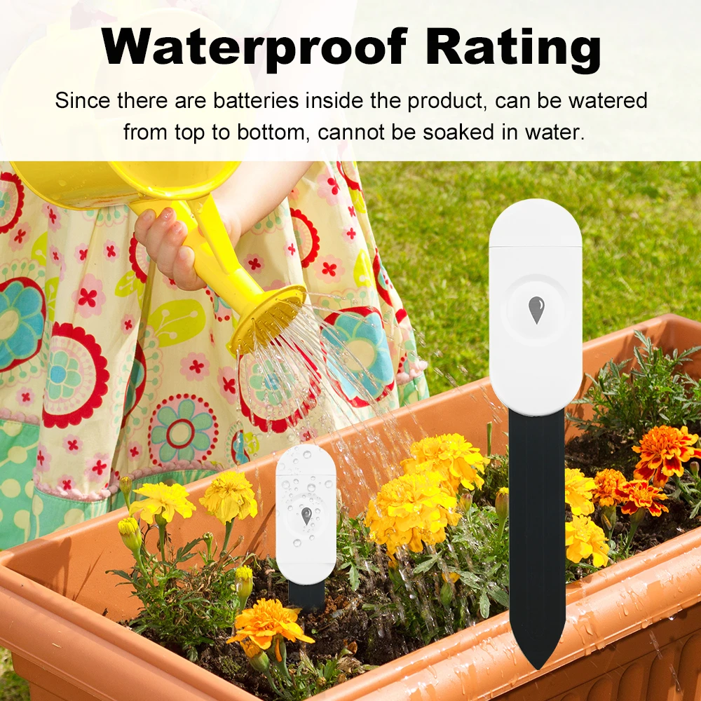 Tuya Zigbee3.0 Smart Soil Tester Humidity Temperature Moisture Sensor With Mobile APP Real Time Monitor For Home Garden