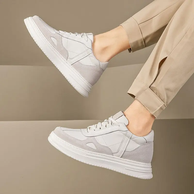 Men Elevator Shoes Height Breathable Sneakers Shoes Men's 6cm Sports Casual Shoes Invisible Inner Heightening Shoes for Men 6cm