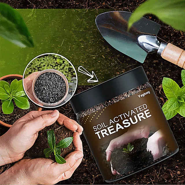 200G Talaj Aktiválása Kincses Ásványi Forrás Kálium-Fulvatate Javítja A Talajt Szabályozza Sav-Lúgos Vízben Oldódó Műtrágyát - Image 2