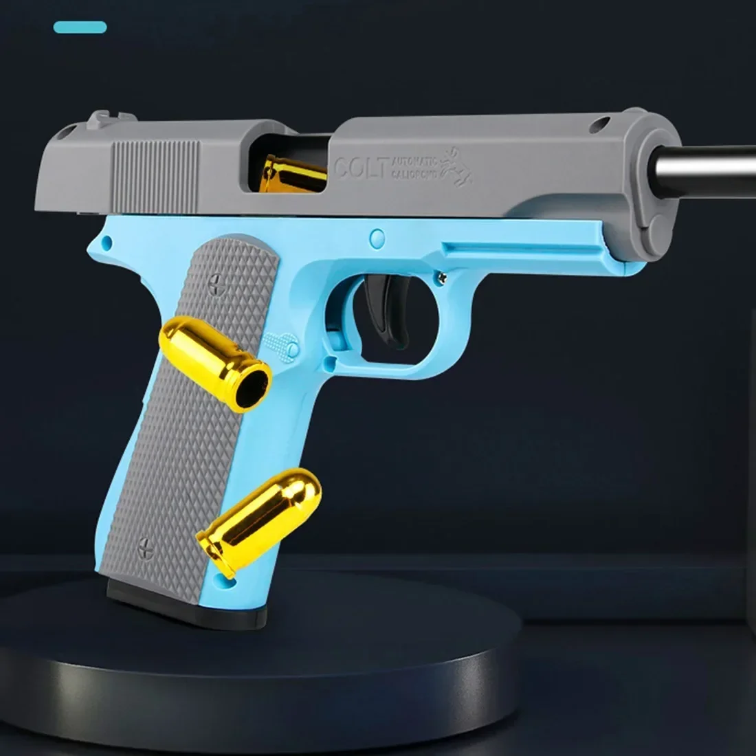Mini Model Gravity Straight Jump Toy 3D Printed Gun Non-Firing  Cub Radish Toy Knife Kids Stress Relief Toy Christmas Gift 5