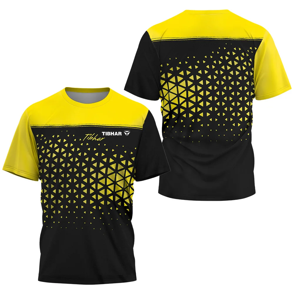 Felix Lebrun 3D-Druck Sport Schnelltrocknend Atmungsaktives Herren T-Shirt Tischtennis Trikot Outdoor Street Team Training Kurzarm-Oberteil – Detail 10