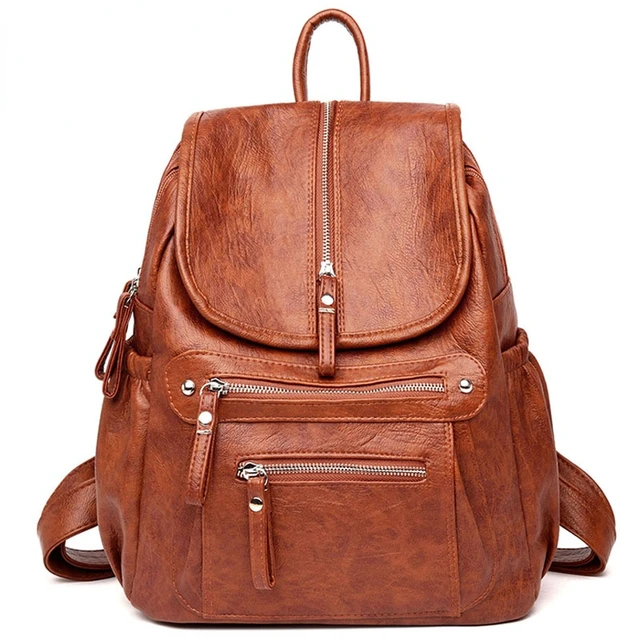 Women Designer Backpack PU Leather Fashion Student School Bags Student  Schoolbag | eBay