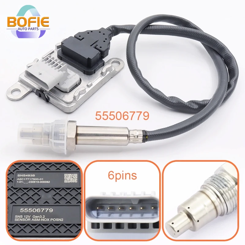 Sensore Di Ossido Di Azoto Sensore Nox 55506779 Per Vauxhall Opel Mokka 1.6 Cdti Insignia Mk2 B 2.0 Cdti A2C1771750001
