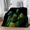 N-Ninja Turtles Printed Blanket Picnic Blankets Warm Blanket Soft and Comfortable Blanket Home Travel Birthday Gift 6