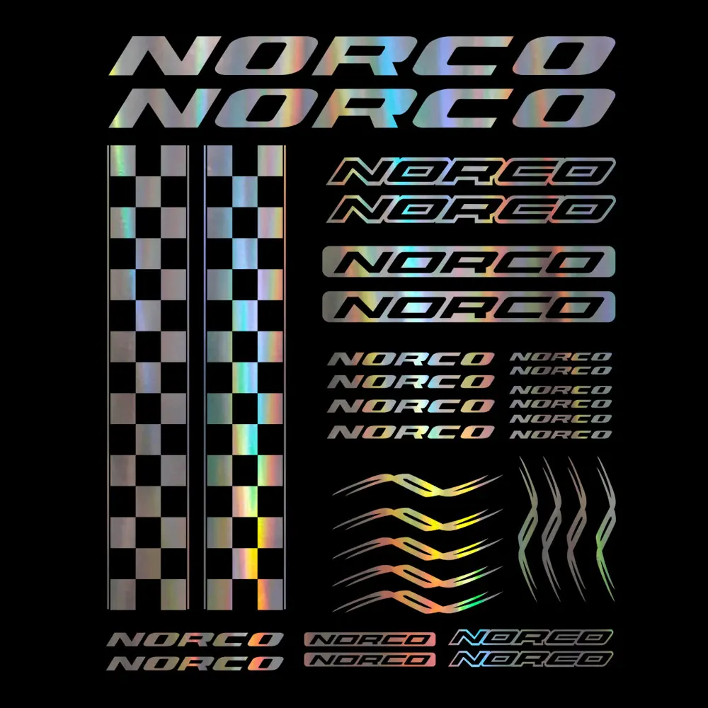 Виниловые наклейки для велосипеда Norco |