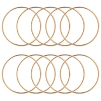 10 Pack 3 Inch Gold Dream Catcher Metal Rings Hoops Macrame Ring For Dreamcatchers And Crafts 1