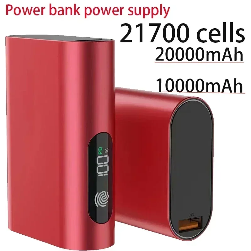 Nuovo 21700 Batteria Cella 10Ah/20Ah Touch Display Digitale Schermo Ricarica Rapida PD Alimentatore Mobile Bidirezionale