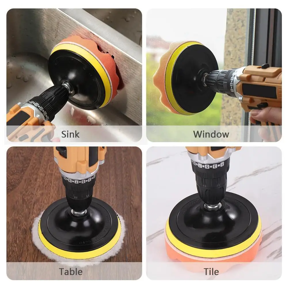 6Pcs Car Polishing Kit Polish Pad 3//4/5/6 Inch Car Polishing Disc ...