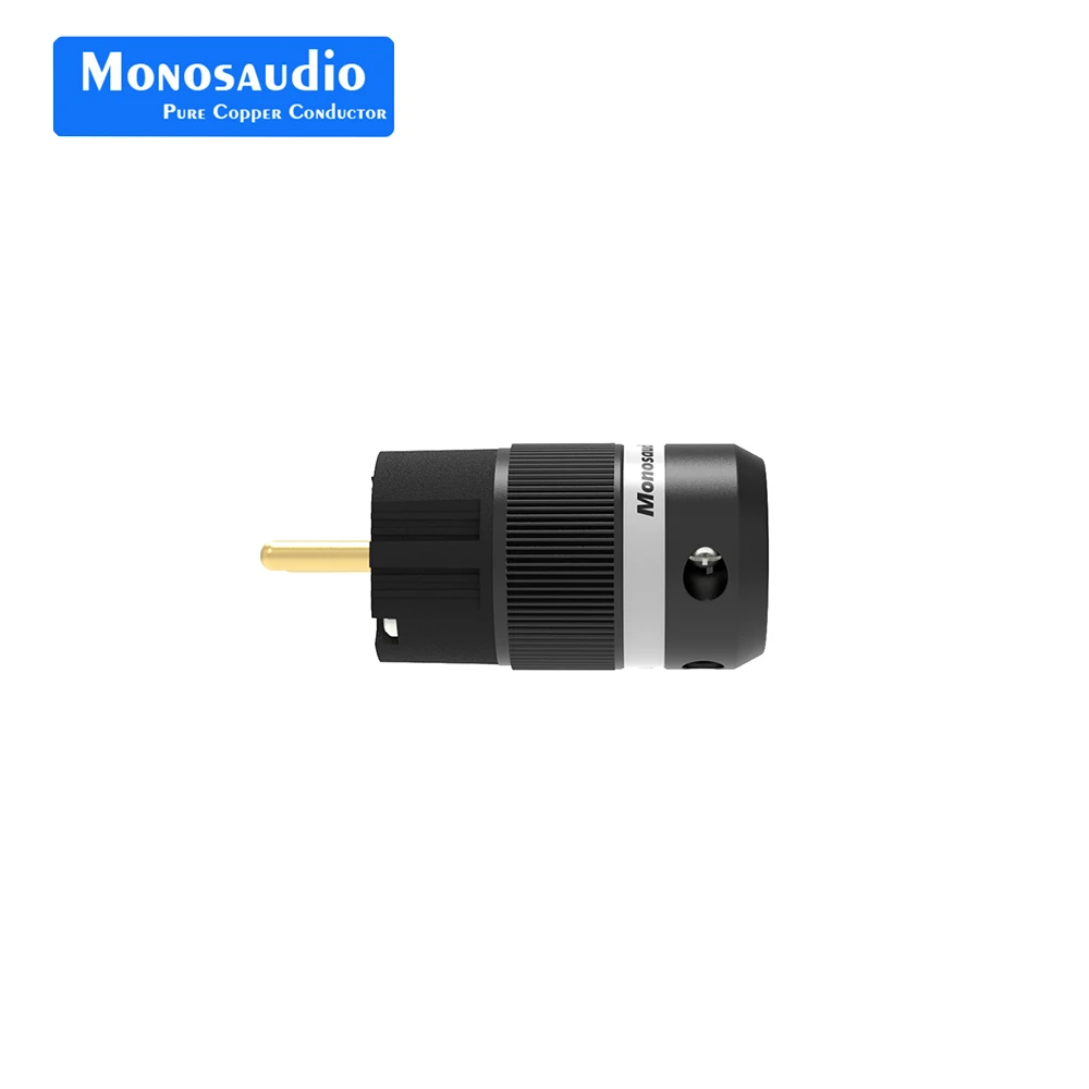 

Шнур питания Monosaudio E100G Hifi из чистой меди, шнур питания, Кабельный штекер IEC, гнездовой разъем, высококачественный адаптер питания европейского стандарта