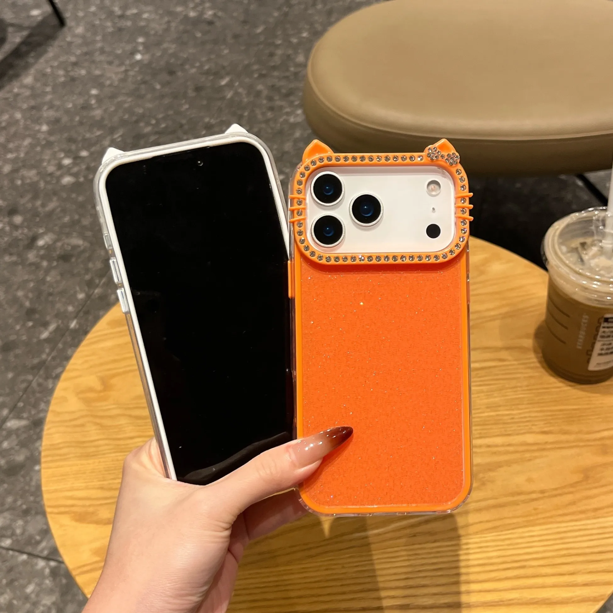 Cat Ear Phone Case - Creative Personalized Anti-Fall Design