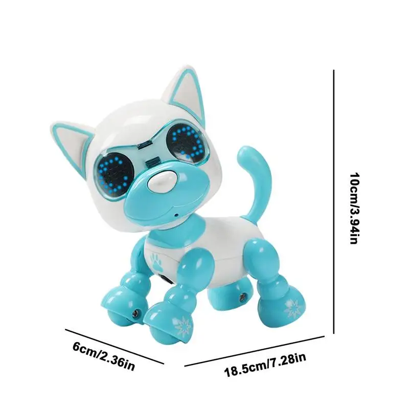 Electronic Animal Pets Robot Dog Voice Toys Music Song Toy For Kids RC Toys Birthday Electronic Pets Gifts For Boys Girls 6