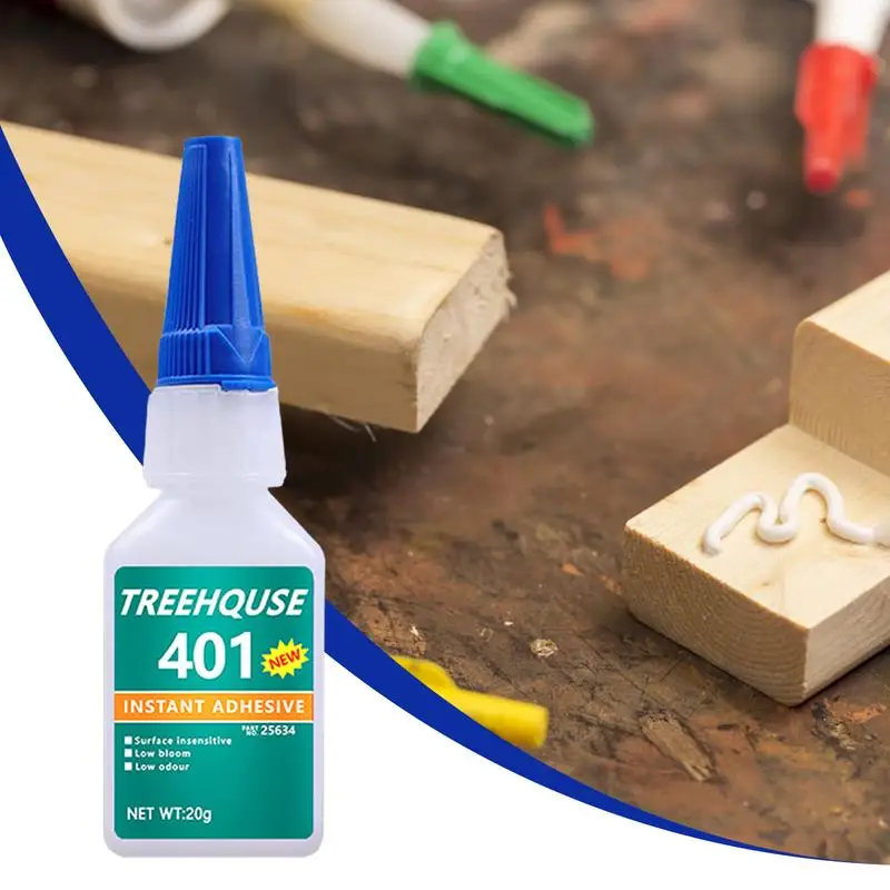 Clear Super Glue 20g Quick Dry Instant Glue With Precision Applicator 401 Multi-purpose Super For Jewelry Making Shoe