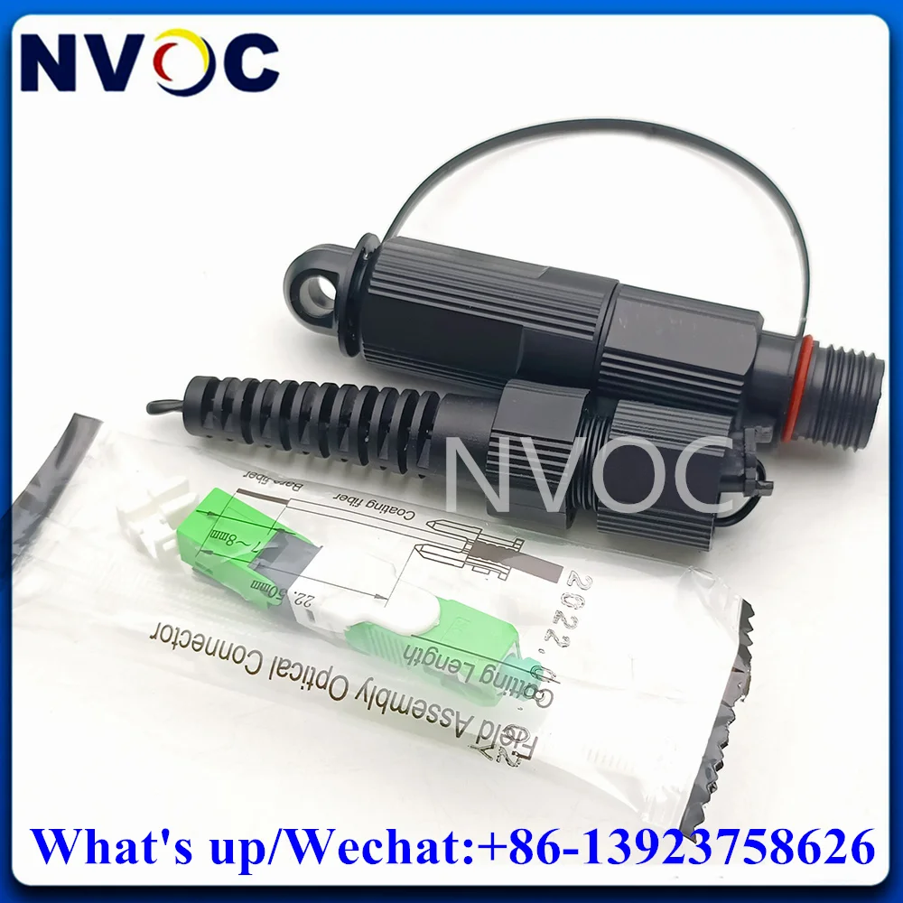 50Set Installazione In Fibra Ottica Per Esterni Mini Corning Sc Ip67 Sc/Apc Scupc Connettore Rapido Ottico Rinforzato Impermeabile