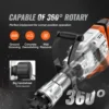 VEVOR 3500W Demolition Jack Hammer 60J Electric Jackhammer Concrete Breaker with 2 Chisel Bits for Trenching and Breaking Holes 4
