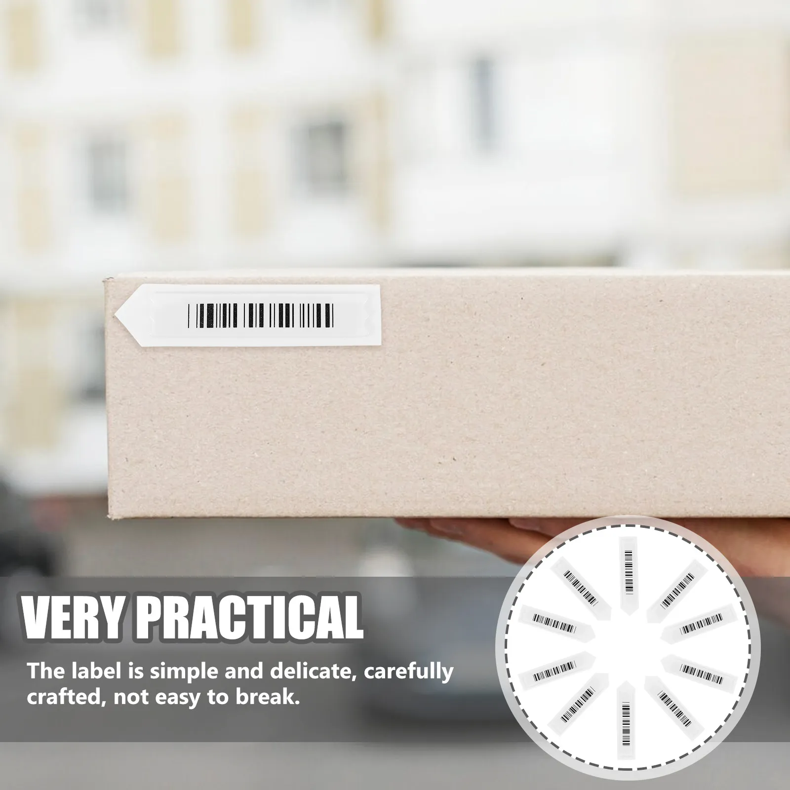 100Pcs 슈퍼마켓 음향 자기 도난 방지 라벨 화장품 상품 소매 보안 태그 경량 신뢰할 수 있는 긴 서비스 수명