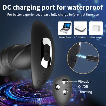 Bluetooth Anal Vibrator Sex Dildo Anal Plug Vibrators For Men Gay Prostate Massager Dildos For Women Sex Toys For Gay Men Asses 4